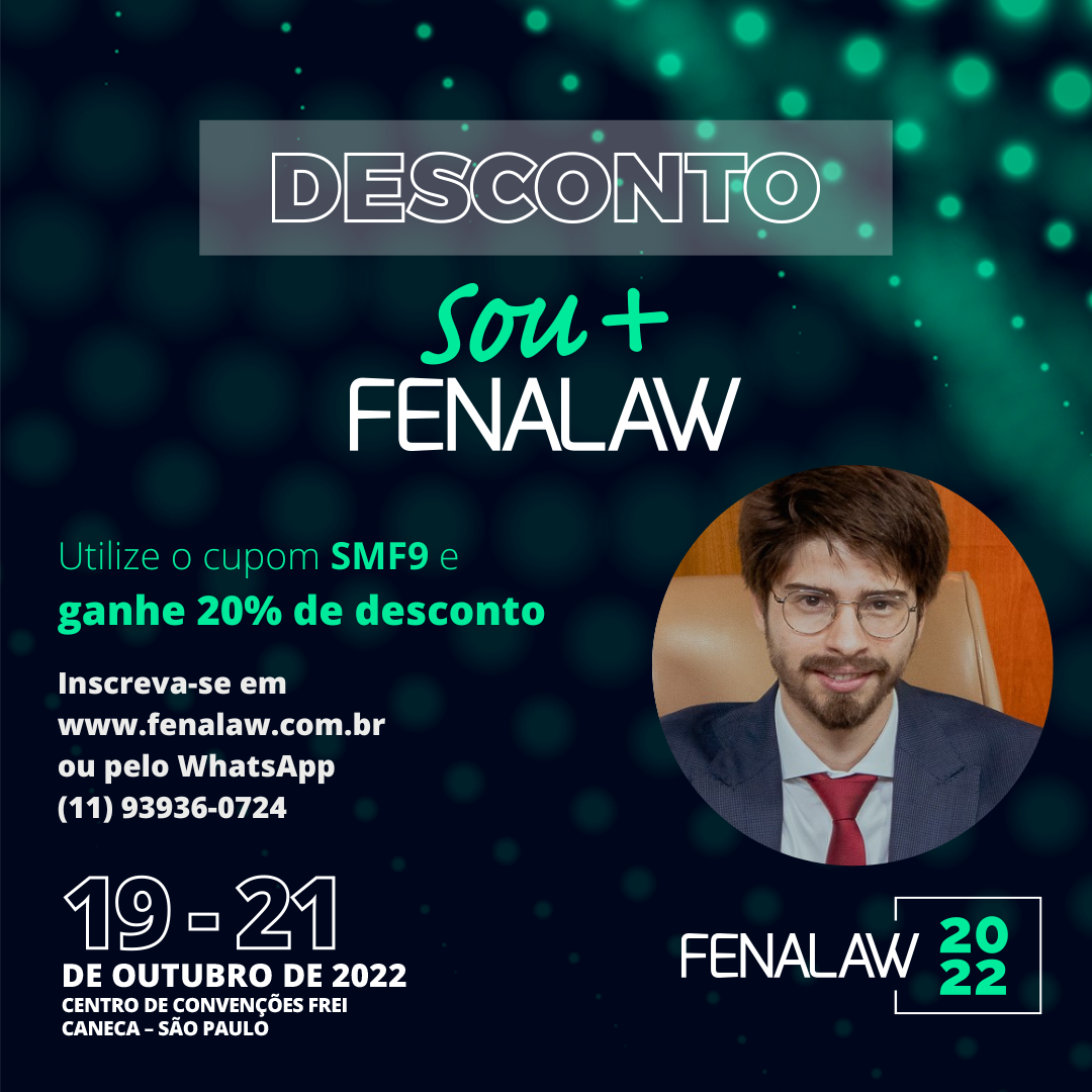 FENALAW 2022: inscrições abertas e desconto de 20%