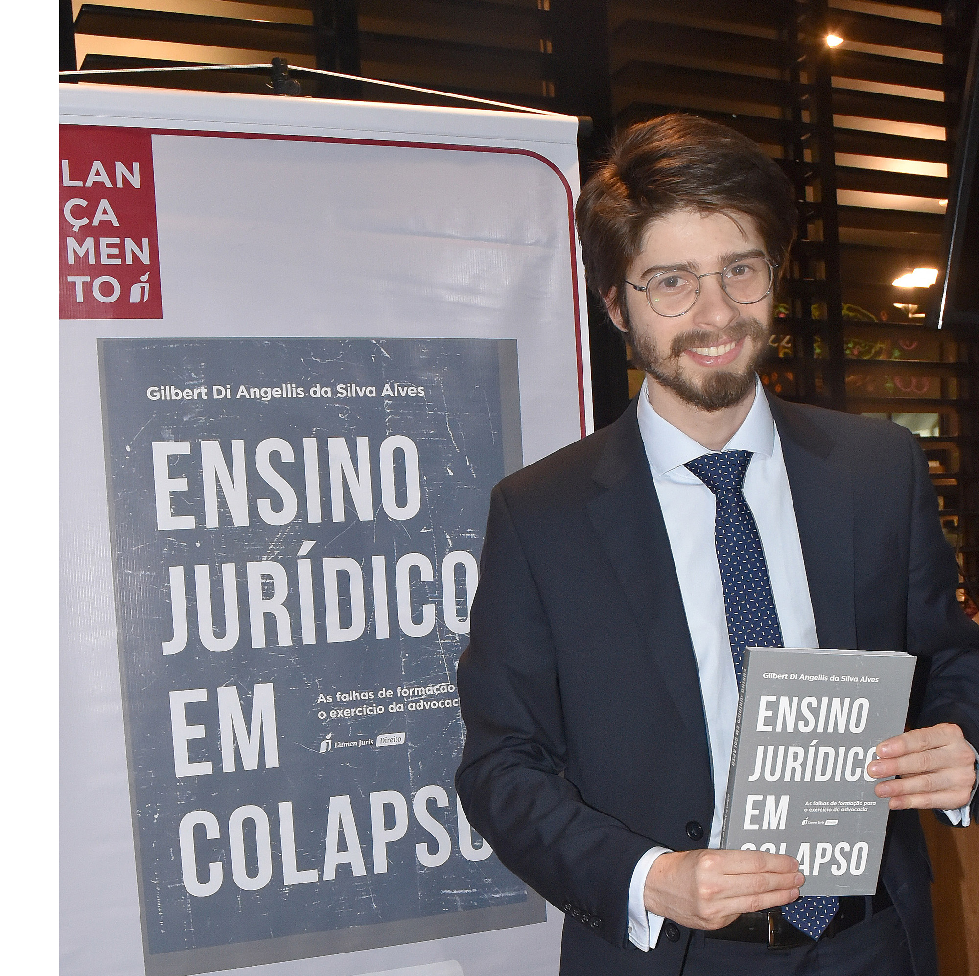 Gilbert Di Angellis lança livro sobre a crise do ensino jurídico brasileiro